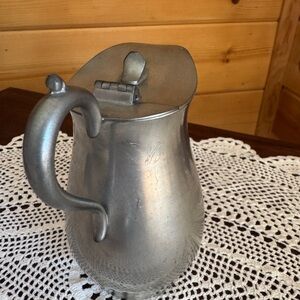 Vintage collectors creamer pewter